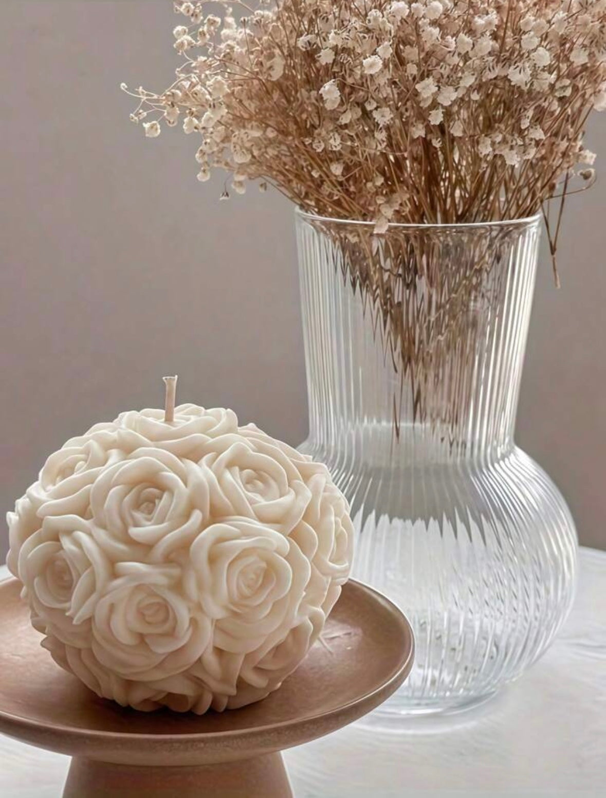 Свещ Sfera di Rose